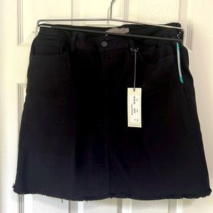 Just USA Black Denim Skirt L